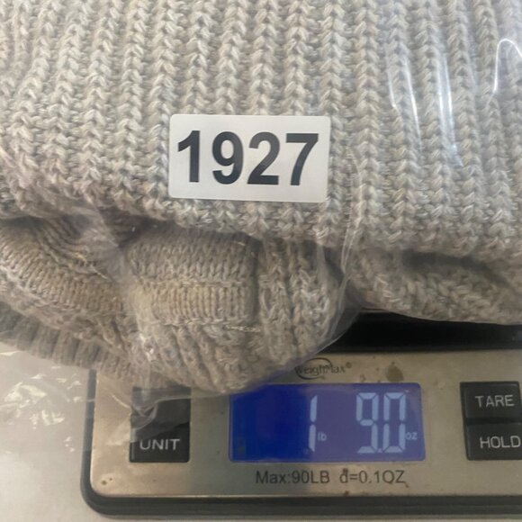 Gap Hoodie Sweater Womens M Petite Gray Cotton Knit Ribbed Pullover - Picture 9 of 9